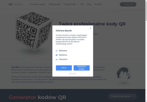 Generator kodÃ³w QR on-line. Porady, informacje