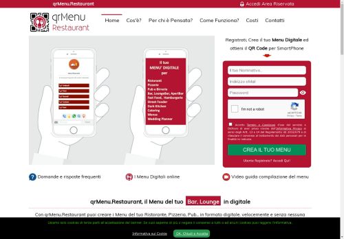 qrMenu.Restaurant, il tuo Menu in Digitale