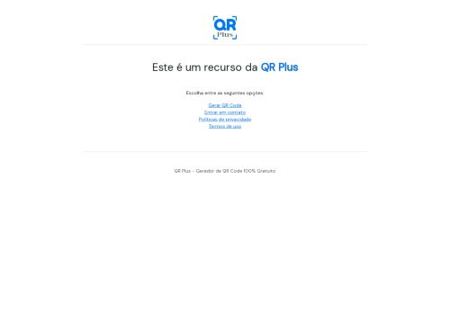 Este é um recurso da QR Plus - Informação