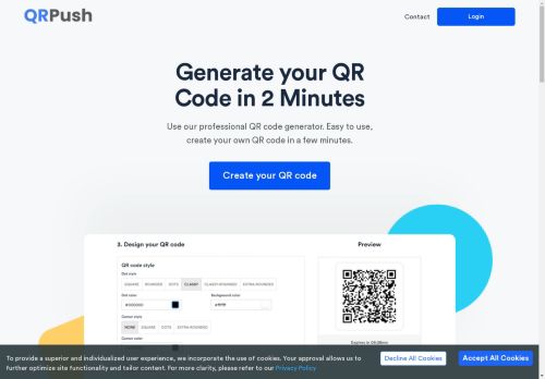 QRPush | Online QR Code Generator