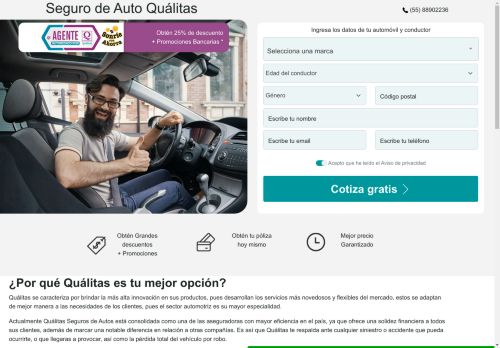 Quálitas Seguros - Cotiza fácil y rápido Seguros de Autos Quálitas