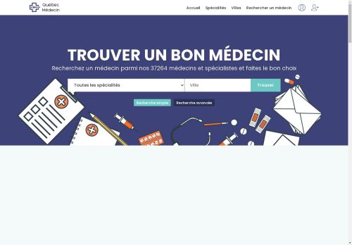 Médecin Québec : Bottin des médecins spécialistes et de famille