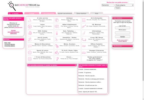 Petites annonces gratuites en Belgique - QuiChercheTrouve