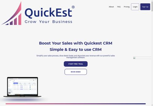 quickest CRM HOME - QuickEst