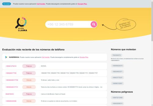Búsqueda del número de teléfono | ¿Quieres buscar un número de teléfono desconocido?