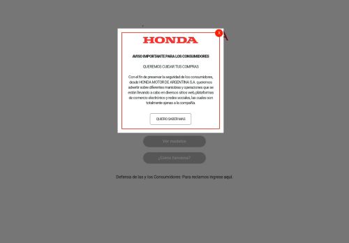 QUIERO MI HONDA