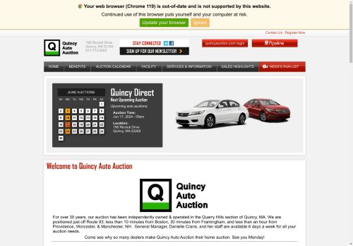 Car Dealer Auto Auctions in MA | Quincy Auto Auction