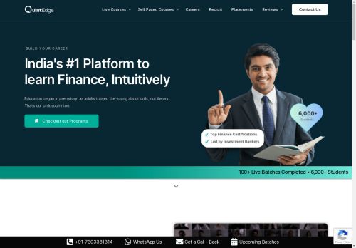 QuintEdge - India's #1 Platform for Intuitive Finance Learning - QuintEdge