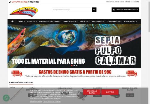 Quinter Pesca Gandia - tienda de pesca en gandia