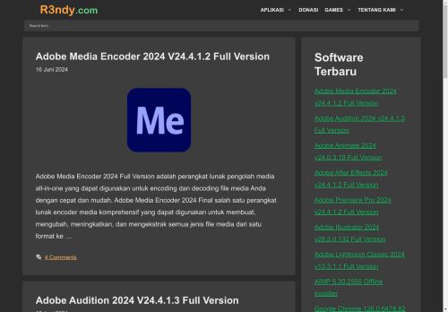 R3ndy - Download Software Terbaru Gratis Full Version