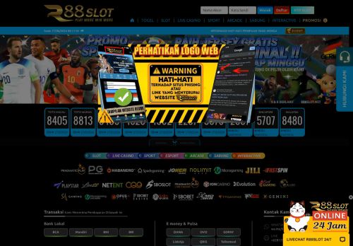 R88SLOT > Sudah Pasti Platform Nomor 1 Games Onlines Paling TOP dan Aman.