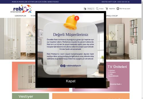 Mobilya Modelleri ve Fiyatları - Rabi Mobilya ve Daha Fazlası