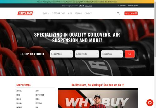 Raceland Coilovers & Air Suspension - Official Store