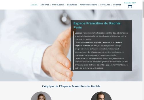 Chirurgie du Rachis / Chirurgie du dos - Espace Francilien du Rachis