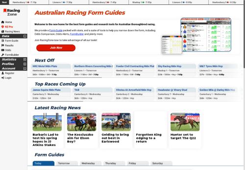 Get the BEST Online Horse Racing Form Guides, Fields and Stats