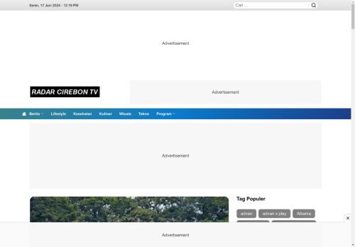 Radar Cirebon Televisi – Nikmati sajian berita terbaru dan tayangan program menarik