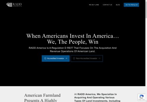 RADD America | American Land REIT