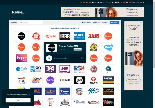 Internet radio stations from Australia, listen live Australian radio | Radioau.net