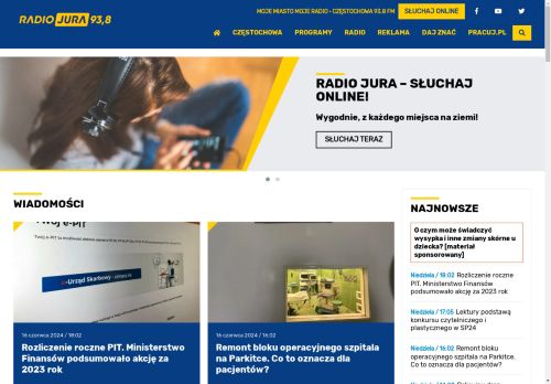 Radio Jura 93,8 FM Częstochowa. - Wiadomości i informacje z Częstochowy i regionu. Radio Jura 93,8 FM Częstochowa. Wiadomości i informacje z Częstochowy i regionu.