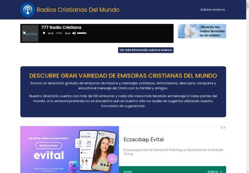 Escucha las mejores radios de Cristianas | Radios Cristianas Del Mundo