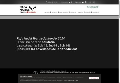 Rafa Nadal Tour by Santander | Home