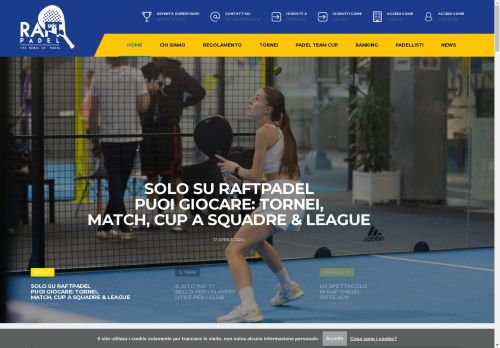 RAFT PADEL è la prima community di giocatori amatoriali di padel - Rebel Amateur Fighter