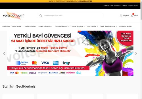 Voit Yetkili Bayi Spor ve Fitness Aletleri Resmi Online Satış Sitesi.