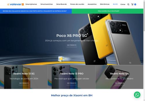 Vo Levar Xiaomi - O preço mais barato em Xiaomi de BH!