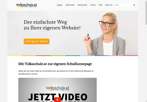 Volksschule.at - der einfachste Weg zu Ihrer eigenen Webseite