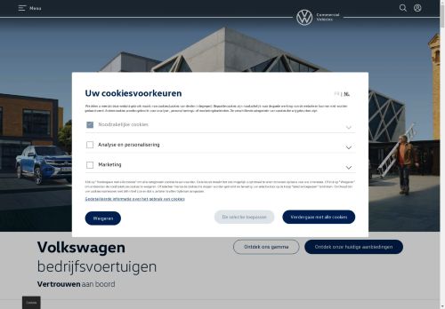 Bedrijfsvoertuigen, diensten en expertise via het Van Center | Volkswagen bedrijfsvoertuigen