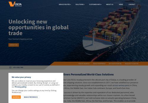 Volta Shipping: Comprehensive Global Shipping Solutions