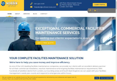 Commercial Facilities Maintenance in the UK & London - Voltix Services