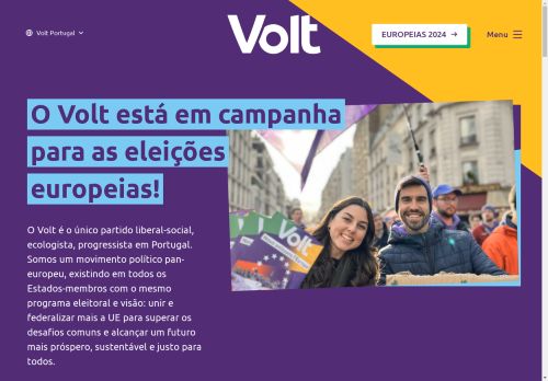 Homepage – Volt Portugal