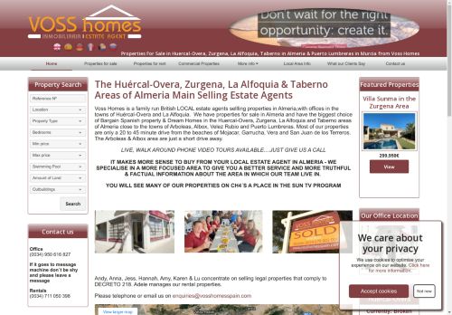 Estate Agents with properties for sale in Almeria | Voss Homes