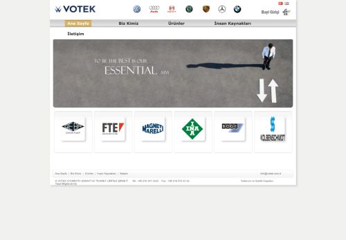 
	
    Votek Otomotiv - Volkswagen, Audi, Seat, Skoda, Porsche Yedek Parça

