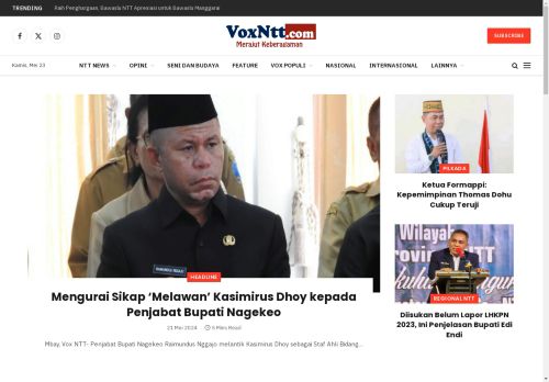 Berita Terkini Tentang NTT - VoxNtt.com