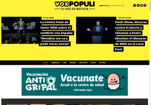 VOXPOPULI TU VOZ ES NOTICIA