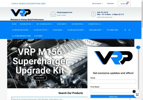 Mercedes-AMG Aftermarket, Tuning & Performance Parts | VRP Speed