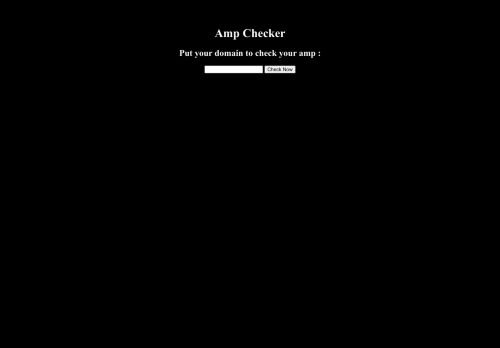 Amp Checker