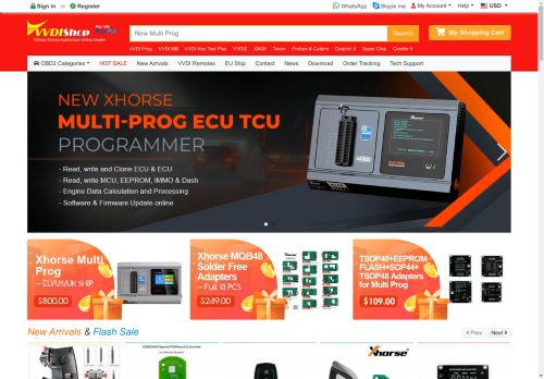 VVDIshop - Original Xhorse China Factory Direct VVDI Tool Center