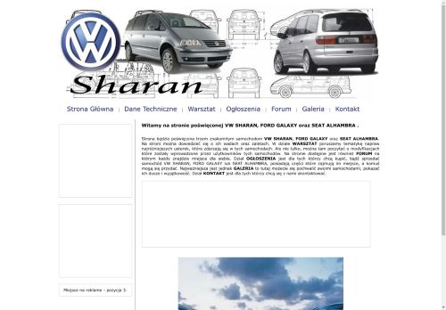 VW Sharan, Ford Galaxy, Seat Alhambra - warsztat, porady, forum, galeria, pomoc, ogłoszenia