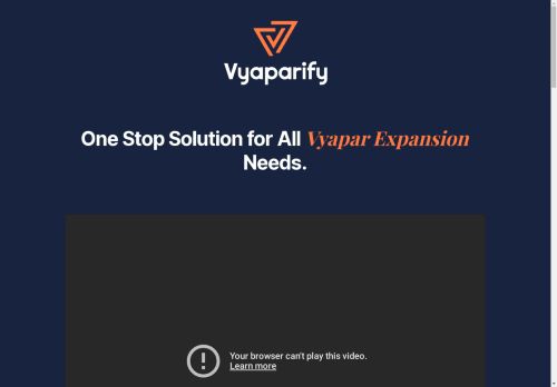 Vyaparify: Empowering SMEs to Thrive Globally | Connect, Grow, Succeed!