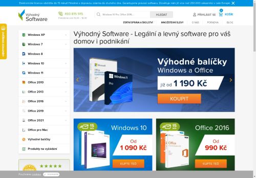 Legální a levný software pro váš domov i podnikání - Výhodný Software