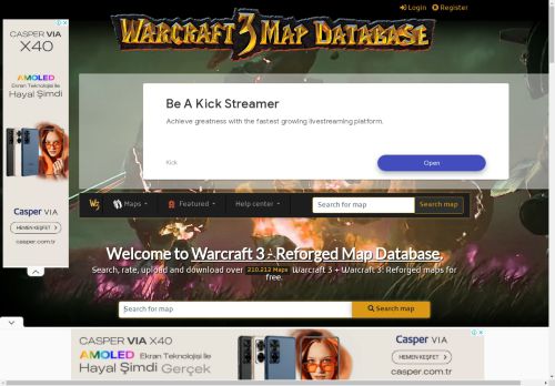 Warcraft 3: Reforged - Map database