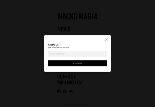 WACKO MARIA