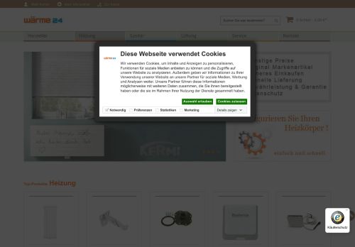 wärme24.de | Heizkörper Flachheizkörper und Ersatzteile