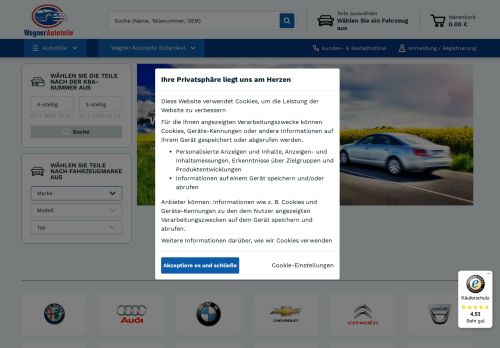 WAGNER AUTOTEILE - Bester Online-Shop für Pkw-Ersatzteile