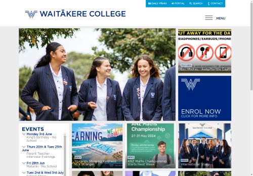 Home  Waitakere College