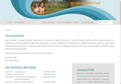 Waldorf - Ideen - Pool: Eine Ideen-Fundgrube