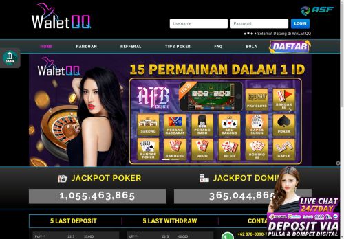 Situs Poker Online Agen BandarQ Domino99 Terpercaya - WaletQQ